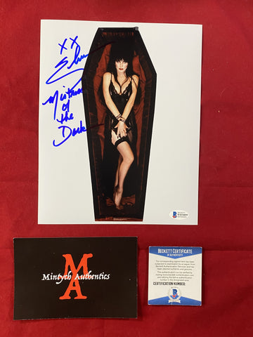 ELVIRA_396 - 8x10 Photo Autographed By Elvira