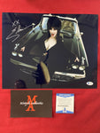 ELVIRA_410 - 11x14 Metallic Photo Autographed By Elvira