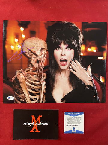 ELVIRA_434 - 11x14 Photo Autographed By Elvira