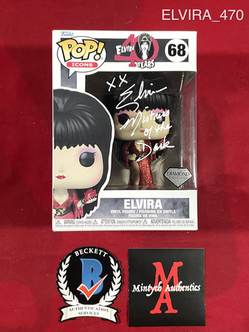 ELVIRA_470 - Elvira 68 - 40 Years Funko Pop! Autographed By Elvira