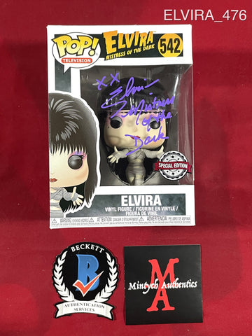 ELVIRA_476 - Elvira 542 Mummy Special Edition Funko Pop! Autographed By Elvira
