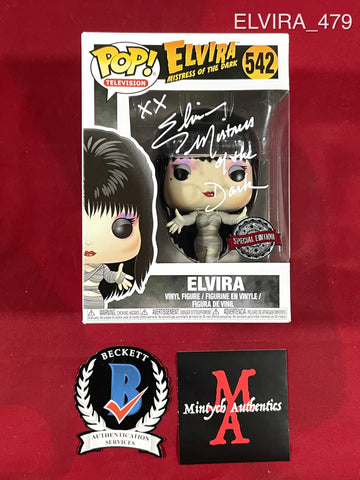ELVIRA_479 - Elvira 542 Mummy Special Edition Funko Pop! Autographed By Elvira