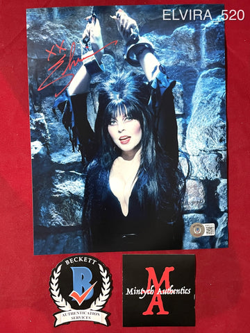 ELVIRA_520 - 8x10 Photo Autographed By Elvira