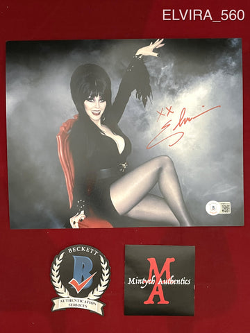 ELVIRA_560 - 8x10 Photo Autographed By Elvira