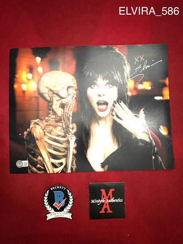 ELVIRA_586 - 11x14 Photo Autographed By Elvira