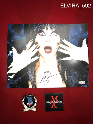 ELVIRA_592 - 11x14 Photo Autographed By Elvira