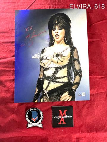 ELVIRA_618 - 11x14 Photo Autographed By Elvira