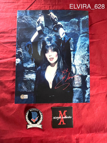 ELVIRA_628 - 11x14 Photo Autographed By Elvira