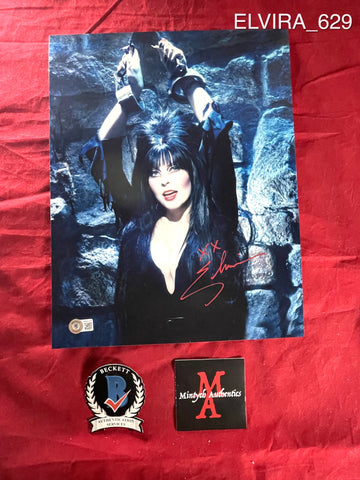 ELVIRA_629 - 11x14 Photo Autographed By Elvira