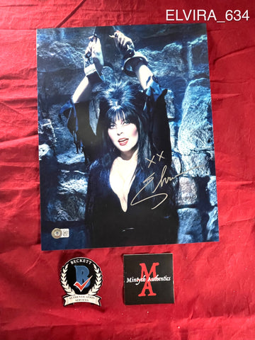 ELVIRA_634 - 11x14 Photo Autographed By Elvira