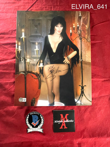 ELVIRA_641 - 11x14 Photo Autographed By Elvira