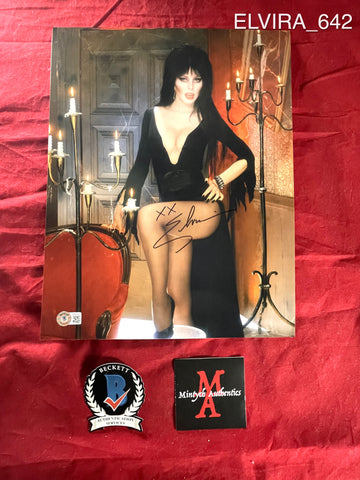 ELVIRA_642 - 11x14 Photo Autographed By Elvira