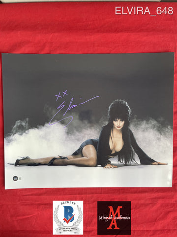 ELVIRA_648 - 16x20 Photo Autographed By Elvira