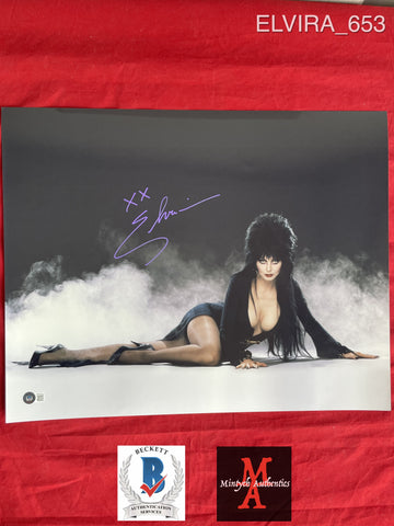 ELVIRA_653 - 16x20 Photo Autographed By Elvira