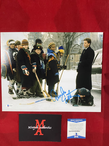 EMILIO ESTEVEZ SIGNED THE MIGHTY DUCKS GORDON BOMBAY JACKET AUTOGRAPH  BECKETT