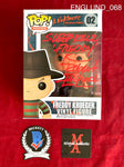 ENGLUND_068 - A Nightmare On Elm Street 02 Freddy Krueger Funko Pop! Autographed By Robert Englund