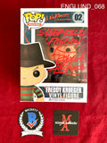 ENGLUND_068 - A Nightmare On Elm Street 02 Freddy Krueger Funko Pop! Autographed By Robert Englund