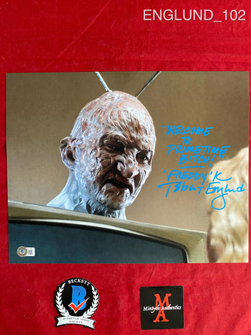 ENGLUND_102 - 11x14 Photo Autographed By Robert Englund