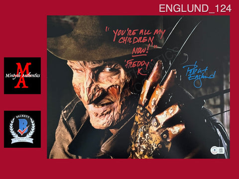 ENGLUND_124 - 11x14 Photo Autographed By Robert Englund