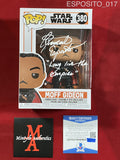 ESPOSITO_017 - Star Wars 380 Moff Gideon  Funko Pop! Autographed By Giancarlo Espostio