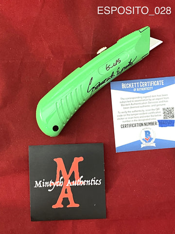 ESPOSITO_028 - Real Screen Accurate Utility Knife Autographed By Giancarlo Espostio