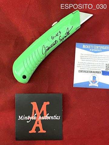 ESPOSITO_030 - Real Screen Accurate Utility Knife Autographed By Giancarlo Espostio