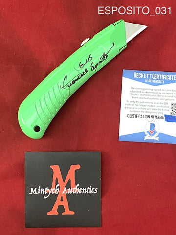 ESPOSITO_031 - Real Screen Accurate Utility Knife Autographed By Giancarlo Espostio
