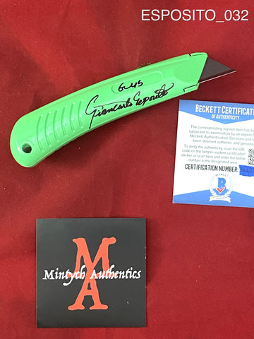 ESPOSITO_032 - Real Screen Accurate Utility Knife Autographed By Giancarlo Espostio