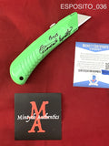 ESPOSITO_036 - Real Screen Accurate Utility Knife Autographed By Giancarlo Espostio