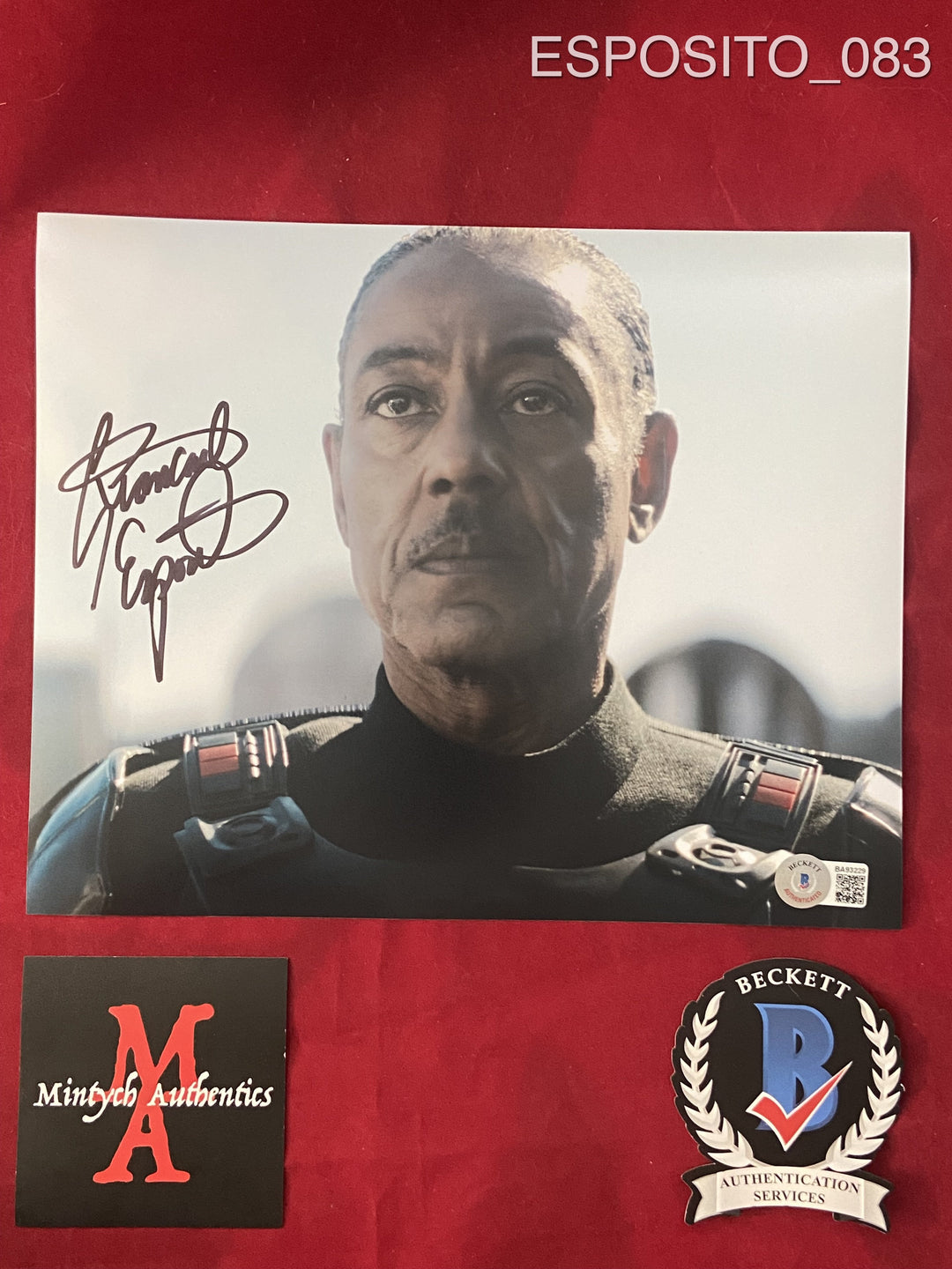 Giancarlo Esposito サイン入りカード 2/4 Giancarlo Esposito サイン入りカード 2/4