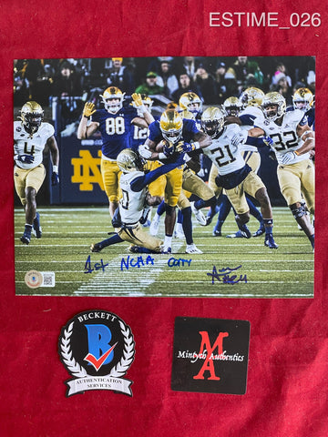 ESTIME_026 - 8x10 Photo Autographed By Audric Estime