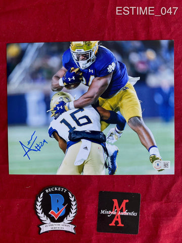 ESTIME_047 - 8x10 Photo Autographed By Audric Estime