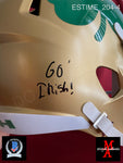 ESTIME_204 - Notre Dame Riddell SPEED Replica Full Size Helmet Autographed By Audric Estime