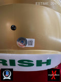 ESTIME_204 - Notre Dame Riddell SPEED Replica Full Size Helmet Autographed By Audric Estime