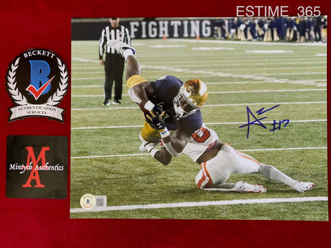 ESTIME_365 - 8x10 Photo Autographed By Audric Estime