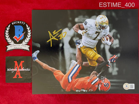 ESTIME_400 - 8x10 Photo Autographed By Audric Estime