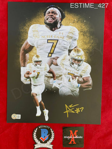 ESTIME_427 - 11x14 Photo Autographed By Audric Estime