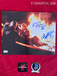 F13PARTVI_006 - 11x14 Photo Autographed By CJ Graham & Thom Mathews