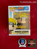 FLANAGAN_004 - Naruto 727 Naruto Uzumaki Funko Pop! Autographed By Maile Flanagan