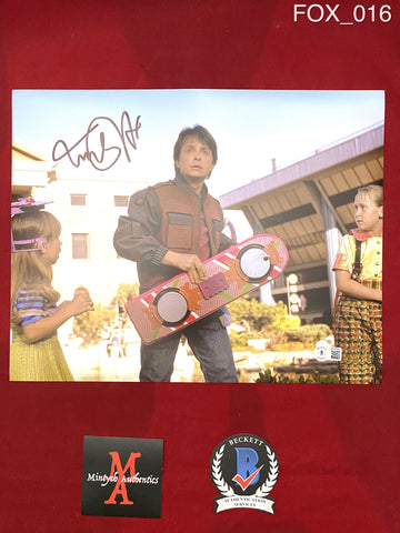 FOX_016 - 11x14 Photo Autographed By Michael J. Fox