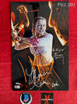 FVJ_001 - 11x17 Metallic Photo Autographed By Ken Kirzinger & Monica Keena