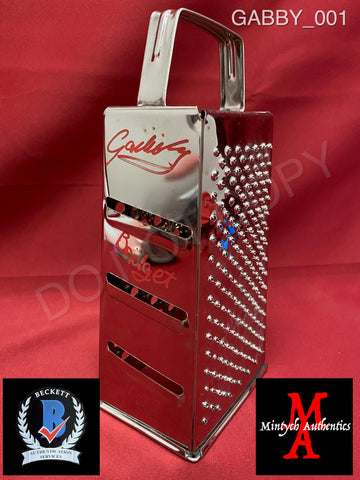 GABBY_001 - Real Cheese Grater Autographed By Gabrielle Echols