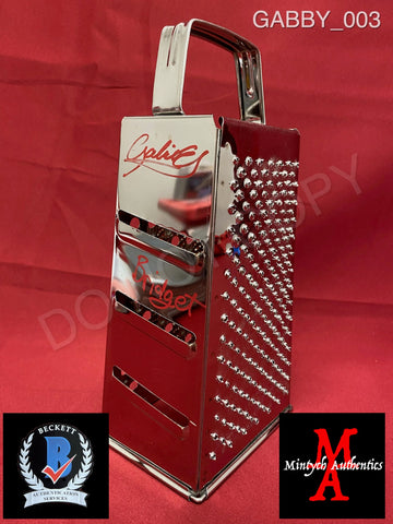 GABBY_003 - Real Cheese Grater Autographed By Gabrielle Echols