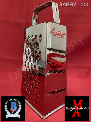 GABBY_004 - Real Cheese Grater Autographed By Gabrielle Echols