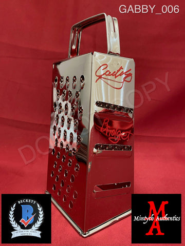 GABBY_006 - Real Cheese Grater Autographed By Gabrielle Echols