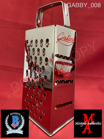 GABBY_008 - Real Cheese Grater Autographed By Gabrielle Echols