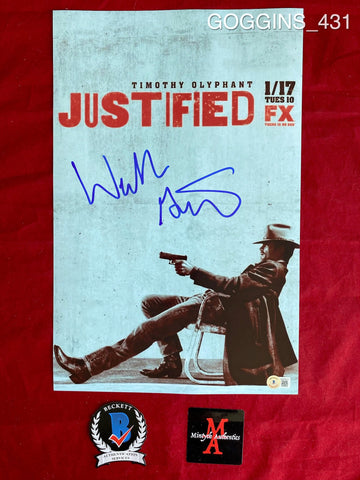GOGGINS_431 - 11x17 Photo Autographed By Walton Goggins