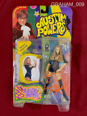 GRAHAM_009 - Austin Powers "Felicity Shagwell" McFarlane Toys Figure (IMPERFECT) Autographed By Heather Graham