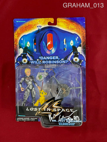 GRAHAM_013 - Lost In Space "Dr. Judy Robinson" Trendmasters Figure (IMPERFECT) Autographed By Heather Graham