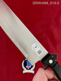 GRAHAM_019 - Real 8" Steel Knife Autographed By Heather Graham